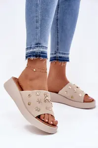 Dámske Semišové Šľapky S Pripínakmi Vinceza