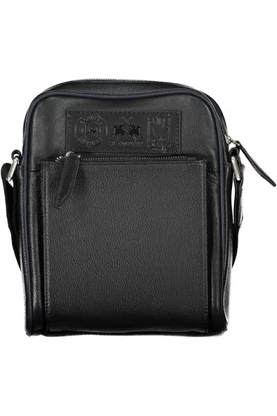 LA MARTINA BLACK MAN SHOULDER BAG