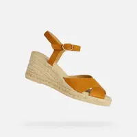 Yellow women's sandals Geox Gelsa Low - Women's