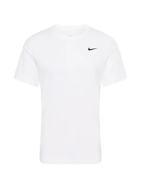 NIKE Funkčné tričko  čierna / biela