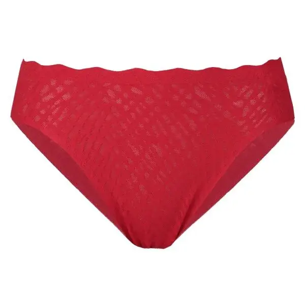 SLOGGI ZERO FEEL BLISS FESTIVE Dámske nohavičky, červená, veľkosť