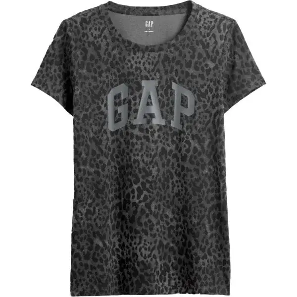 GAP V-SS LOGO CLASSIC TEE Dámské tričko, tmavě šedá, velikost