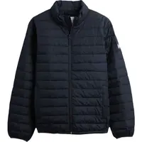 GAP V-FRCH LOGO Pánská prošívaná bunda, tmavě modrá, velikost