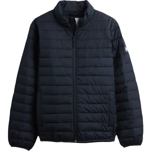 GAP V-FRCH LOGO Pánská prošívaná bunda, tmavě modrá, velikost