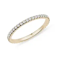 Diamantový eternity prsteň zo zlata KLENOTA