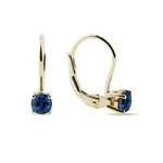 Náušnice so zafírmi KLENOTA