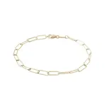 Náramok typu Paperclip zo 14k zlata KLENOTA