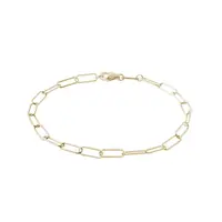 Náramok typu Paperclip zo 14k zlata KLENOTA