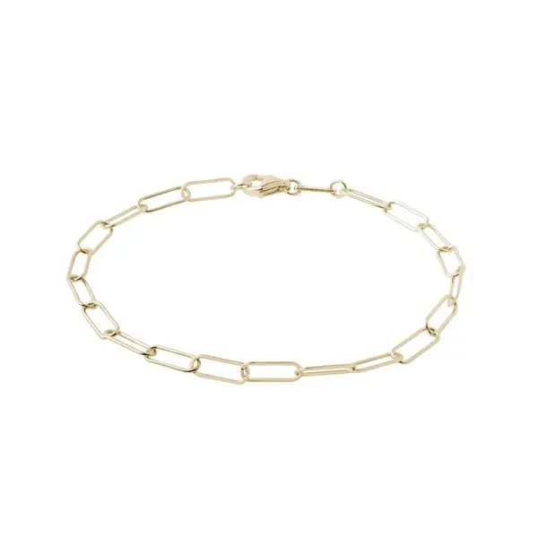 Náramok typu Paperclip zo 14k zlata KLENOTA