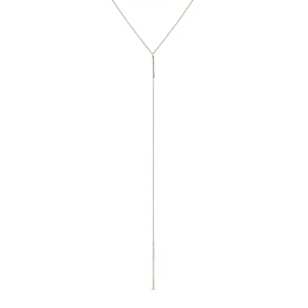 Náhrdelník s visacím řetízkem v růžovém zlatě KLENOTA