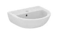 Ideal Standard Eurovit - Umývadielko 45x35 cm, s prepadom, otvor na batériu, biela E872101