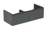 Ideal Standard Finesse - Umývadlová skrinka, 120x51x37 cm, 2 zásuvky, matný antracit E3398Y2
