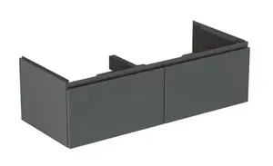 Ideal Standard Finesse - Umývadlová skrinka, 120x51x37 cm, 2 zásuvky, matný antracit E3398Y2