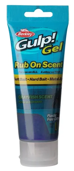 Berkley powerbait gulp! gel 80 ml - crayfish blue black flake