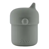 Pura my-my silikónový pohárik s náustkom - Slate