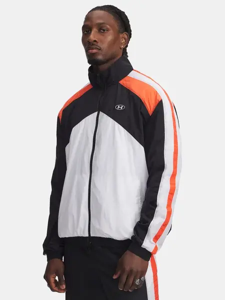 Men's Under Armour UA Icon Wvn Track Jkt-WHT Jacket - Mens