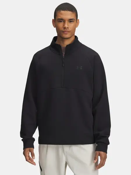 Pánská mikina Under Armour UA Unstoppable Flc Half Zip-BLK - Pánské