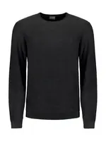 No Excess Sveter  čierna melírovaná