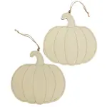 MOVEO Drevené výseky na dekorovanie tekvica 18,5x18cm 2ks-MOVEO