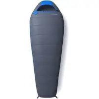 Crossroad BIKE 210 Spací pytel, tmavě šedá, velikost 210 cm - levý zip