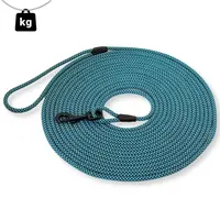 PafDog® Extra pevné stopovací vodítko 6mm - tyrkysovo-černá 12311/10