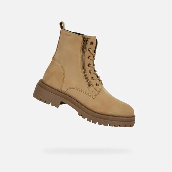 Béžová dámská kotníková obuv Geox Iridea - Dámské