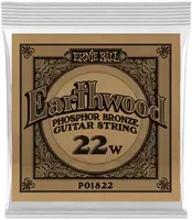 Ernie Ball 1834 Earthwood Phosphor Bronze Single .022
