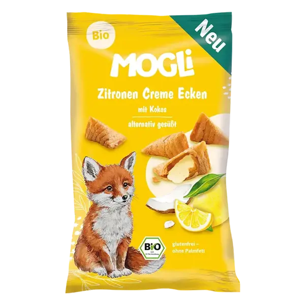 MOGLI Plněné citrónové taštičky BIO 30 g