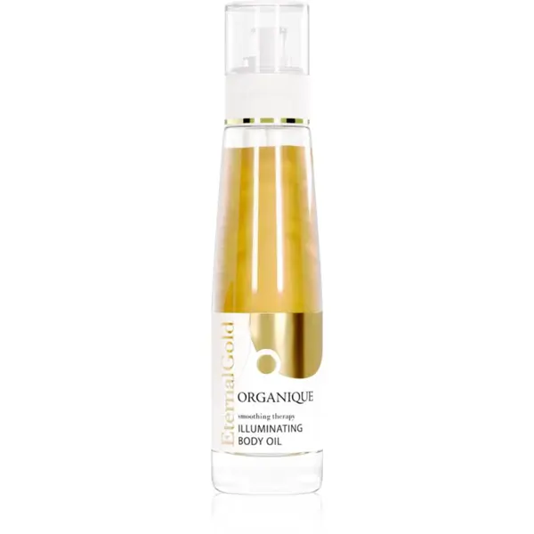 Organique Eternal Gold Smoothing Therapy suchý tělový olej se třpytkami 100 ml