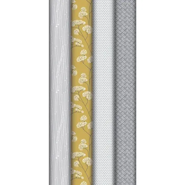 Dárkový balicí papír Cocooning - 2 x 0,7 m, mix motivů