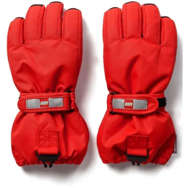 LEGO&reg; kidswear LWATLIN 700 Detské lyžiarske rukavice, červená, veľkosť 146-152