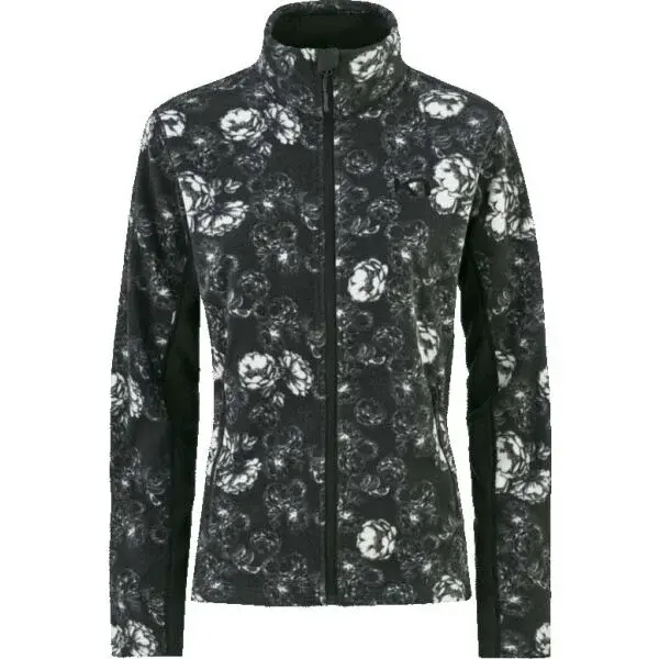 KARI TRAA DINA Dámská fleecová mikina, černá, velikost