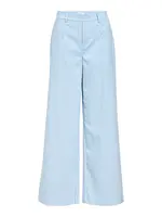 OBJECT Nohavice 'Lisa'  svetlomodrá / biela