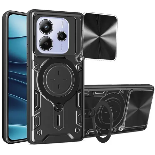 Techsuit CamGuard Pro, Xiaomi Redmi Note 14 5G, černý