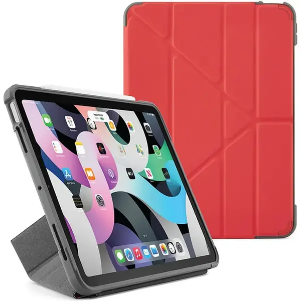 Pipetto Origami Shield, Apple iPad Air 10,9“ (2020/2022) / iPad Air 11" (2024), červené