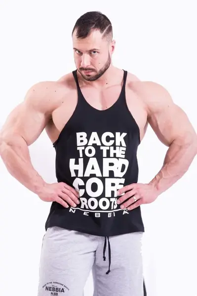 Nebbia HardCore tílko 399, černá, XXL