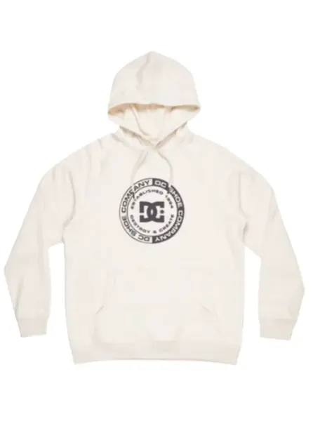 Dc shoes pánská mikina DC Corpo Raglan Ph Snow Heather | Bílá | Velikost L