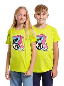Meatfly dětské tričko Sharky Safety Yellow | Žlutá | Velikost 158 | 100% bavlna