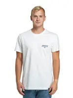 Meatfly pánské tričko Racing Spirit White | Bílá | Velikost XXXL | 100% bavlna