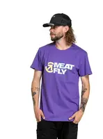 Meatfly pánské tričko Revital Violet | Fialová | Velikost XS | 100% bavlna