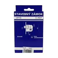 Zámek stavební ZS04, se zajišťovací střelkou, levý