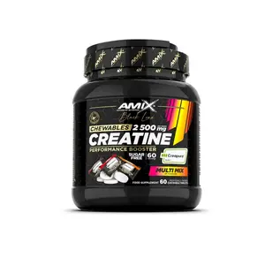 AMIX Black Line Creatine Creapure 2500mg Chewable Tabs Zero Sugar, 60tbl