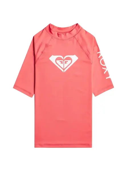 Roxy dětské tričko na surf Wholehearted Sun Kissed Coral | Růžová | Velikost 12 r.
