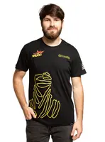 Meatfly pánské tričko Big Shock Dakar Black | Černá | Velikost S | 100% bavlna