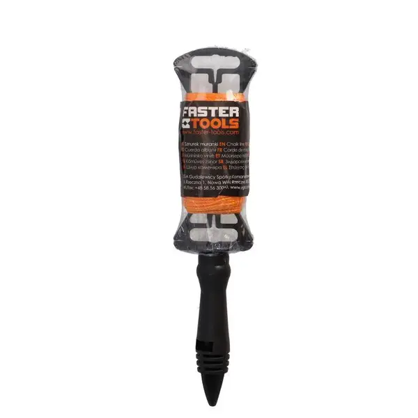 Provázek zednický s rukojetí 50 m, FASTER TOOLS