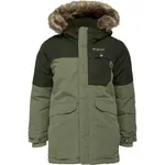 Columbia NORDIC STRIDER JACKET Detská zimná bunda, khaki, veľkosť