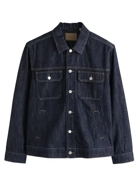 Next Prechodná bunda  čierny denim