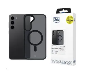 3mk ochranné pouzdro Smoke MagCase pro Apple iPhone 12/12 Pro, černá