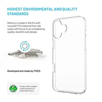 TPU gelový kryt FIXED ReStory AntiUV pro Apple iPhone 16 Plus, transparentní