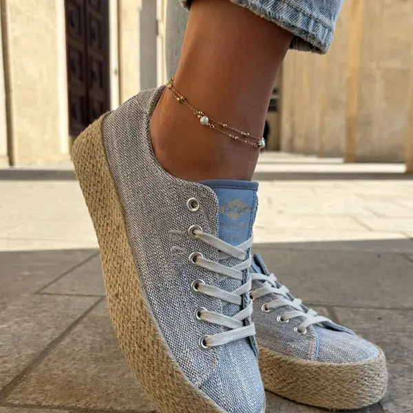 Dámské Tenisky Na Platformě S Pletením Lee Cooper